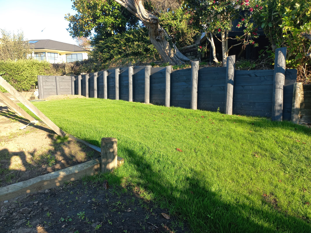 Hydroseeding project by Tracktion Earthworks